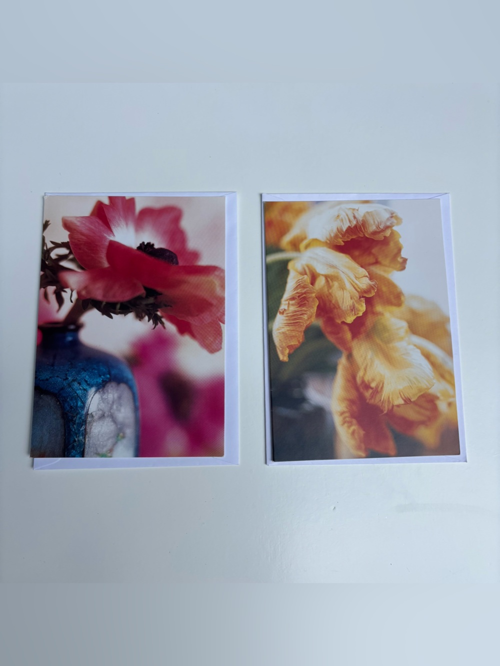 ~BUNDLE ONLY~Vintage Paperstyle Fine Art Floral Note Cards - Polly Wreford (2ct)